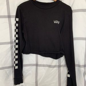 vans cropped long sleeve
